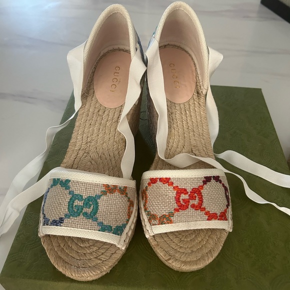 💚Authentic Gucci wedges size 6 - Picture 3 of 7